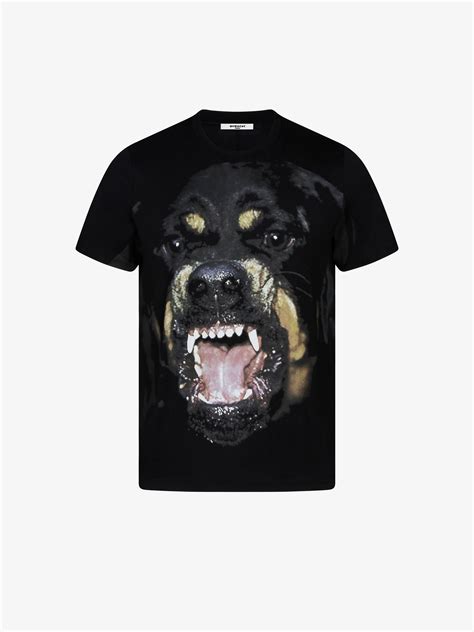 givenchy rottweiler tee|Rottweiler printed t.